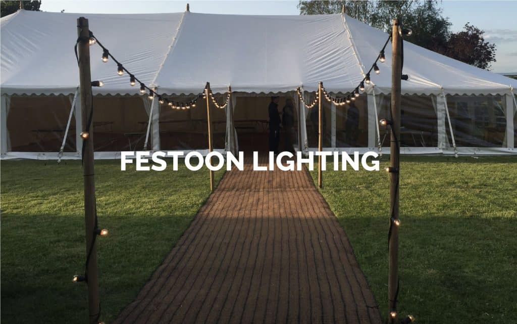 Festoon Lighting Hire in Kent, Surrey & Sussex