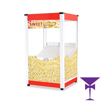 Popcorn Warmer With Popcorn