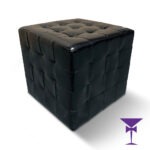 Black Cube Seat Hire - Front Angle View