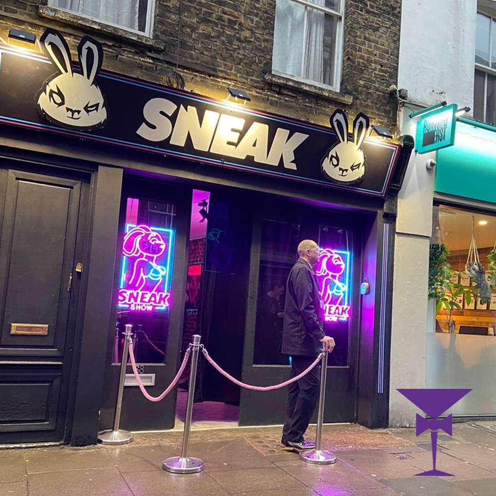 Pink Barrier Rope Hire in Soho London