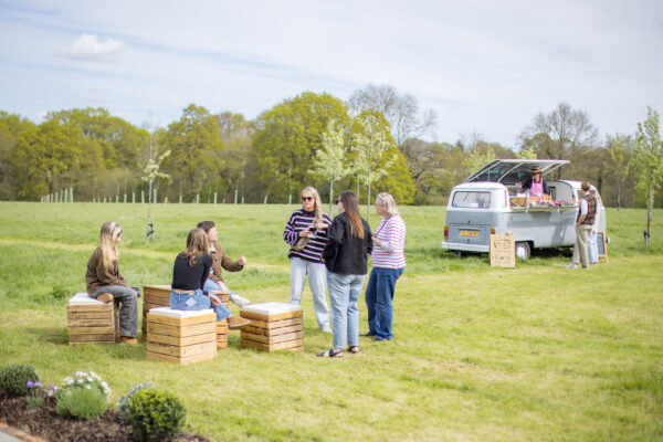 Rustic Seating Area at Chafford Park