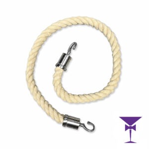Luxury White Barrier Rope for hire