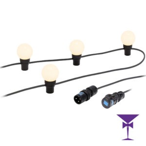 12.5 Metre Festoon Lighting Hire Surrey, Kent & Susssex