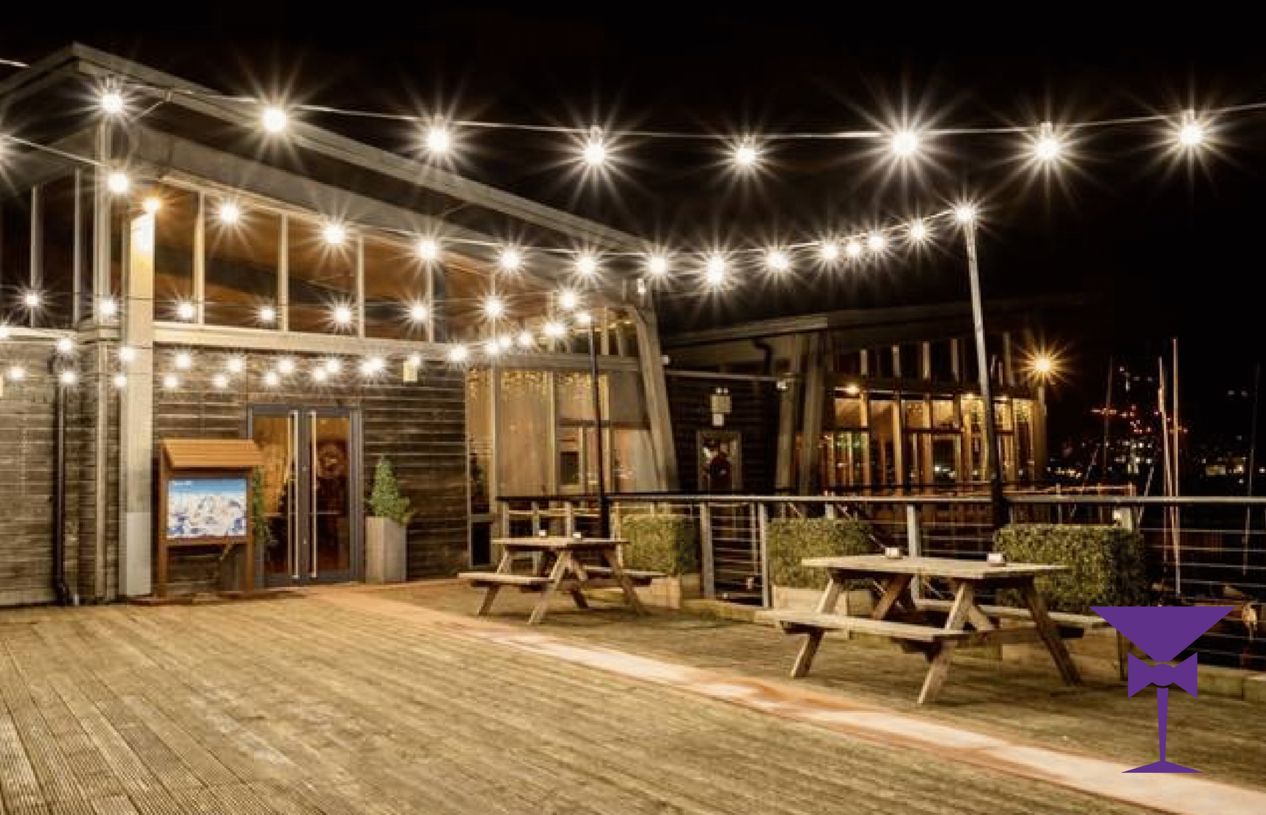 The River Rooms Private Terrace at Greenwich Yacht Club