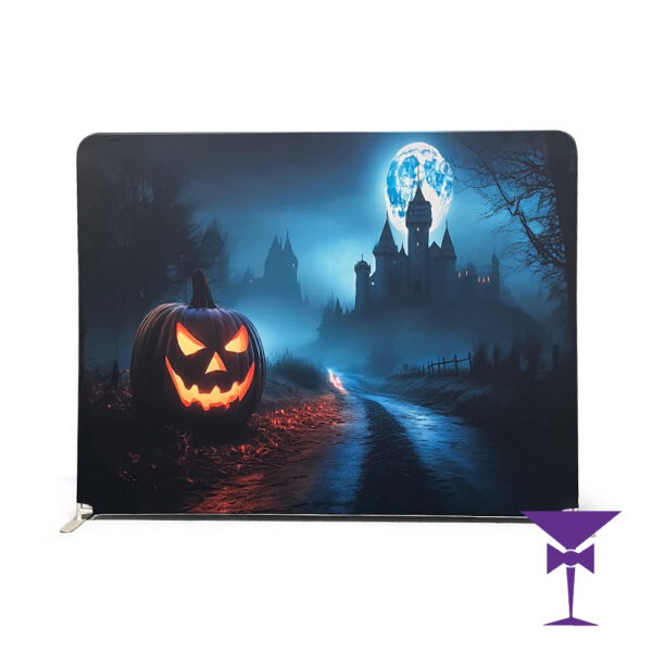 Halloween Spooky Castle Backdrop Hire