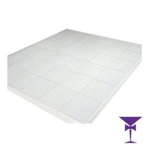 Plain White Dance Floor Hire - 10ft x 10ft
