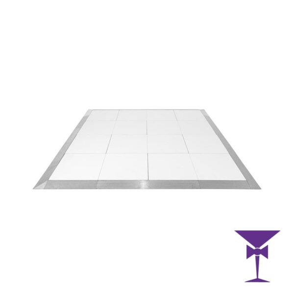 Plain White Dance Floor Hire - 12ft x 12ft