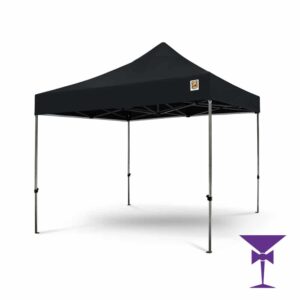 3 Metre x 3 Metre Gazebo Black - Open Sided