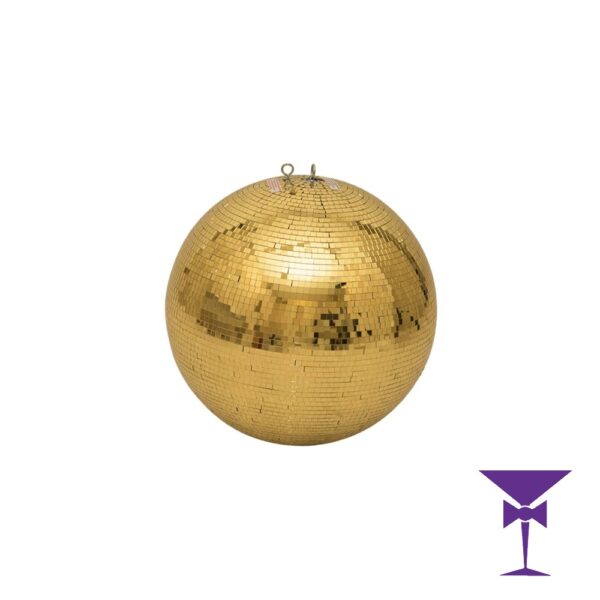 30cm (12") Mirror Ball Gold