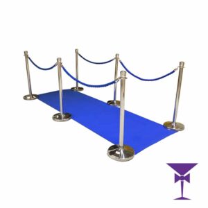 Blue Carpet Hire - Package 3 - 1m x 3m Light Blue Carpet