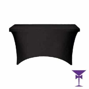 4ft Trestle Table Hire With Black Cover