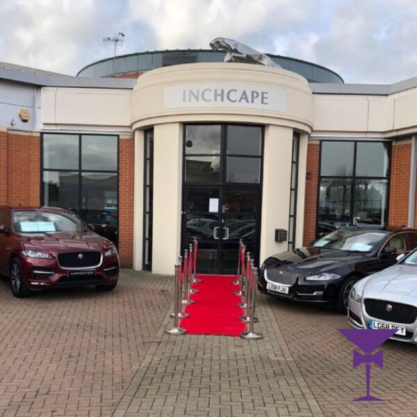 RED CARPET HIRE PACKAGE 1 (1x5 METRE RED CARPET) - Silver Posts - Image 4