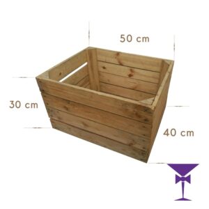 Apple Crate - 50cm (L) x 40cm (W) x 30cm (H)