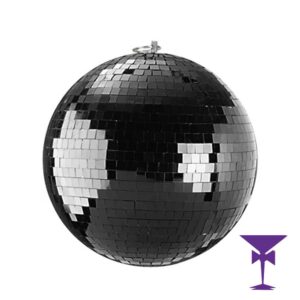 50cm (20″) Mirror Ball Black