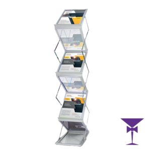 A4 Brochure Stand - Zig Zag