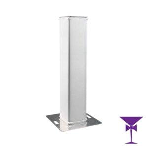 Aluminium Truss Plinth Hire - 1 Metre (White Cover)