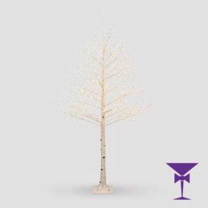 7.5ft LED Birch Tree