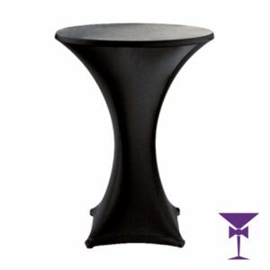 Poseur Table With Black Cover