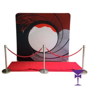James Bond Blood Backdrop & Red Carpet Package