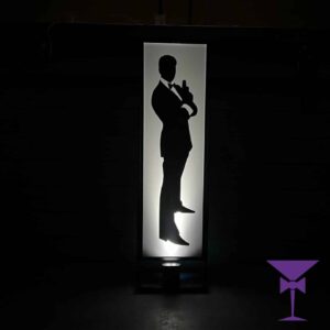 Silhouette Board - Bond With Gun