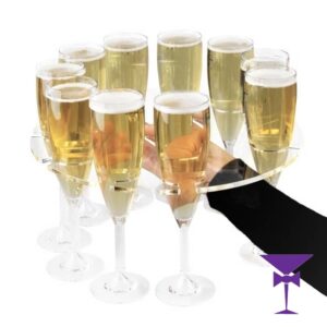 Acrylic Flute Serving Tray