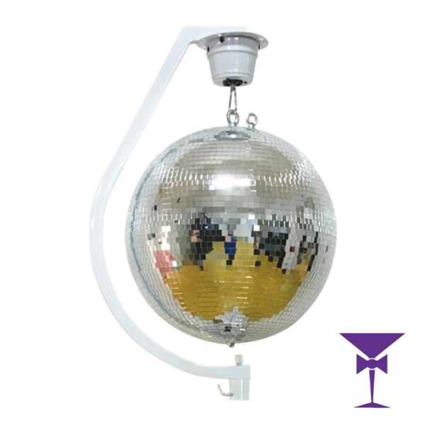 Curved Mirrorball Mount - White