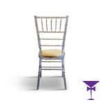 Rear view of our chiavari ghost chairs