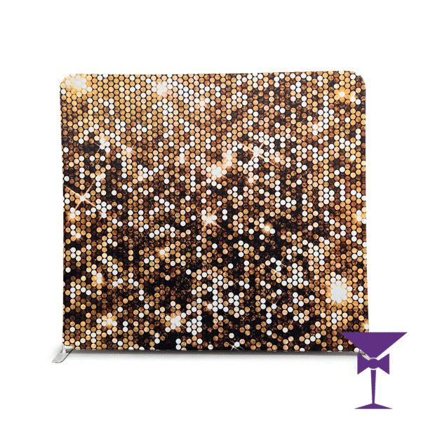 Gold Sequin Effect Backdrop