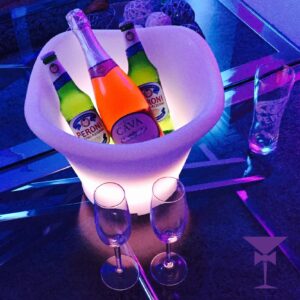 LED Ice Bucket - 4 Lip Hire