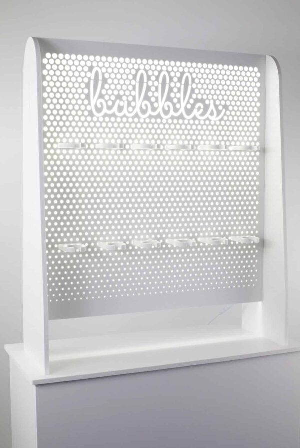 Illuminated LED Bubbles Wall Hire (With Glasses)