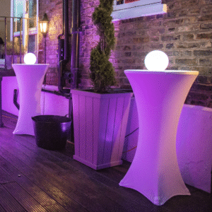 LED Poseur Table Hire