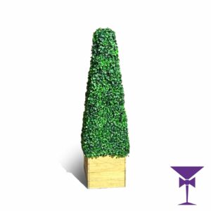 3ft Light Green Pyramid Topiary Tree