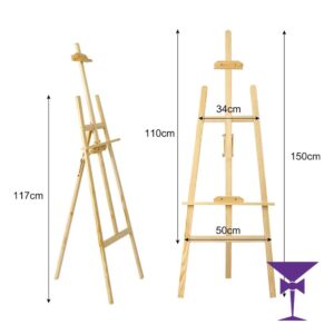 Light Wood Easel