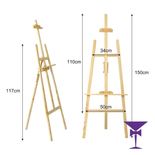 Light Wood Easel