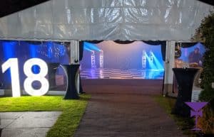 A nightclub in a marquee Surrey