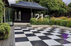 Outdoor Festival 21st with stage& dance floor
