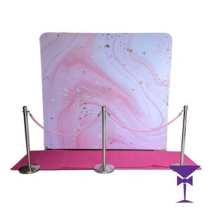 Pink Marble Backdrop & Carpet Package