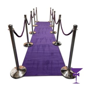 Purple Carpet Hire Package 1 (1 x 5 Metre Cadbury Purple Carpet)
