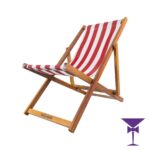 Red-White-Deck-Chair-Hire
