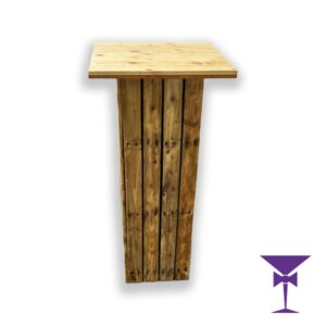 Rustic Poseur Table