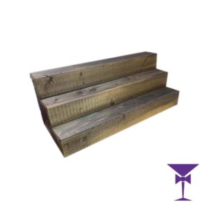 Rustic 3 Tier Spirt Shelf