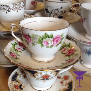 Shabby Chic China Tea Cup & Saucer