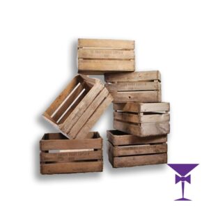 Stack of Apple Crates