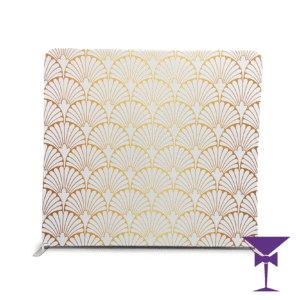 Art Deco White & Gold Backdrop