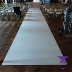 1.5m x 12m White/Ivory Carpet