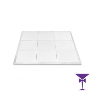 Plain White Dance Floor Hire - 14ft x 14ft