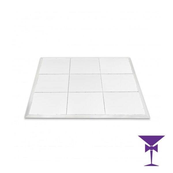 Plain White Dance Floor Hire - 14ft x 14ft