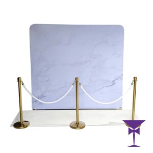 White Marble Backdrop & Carpet Package