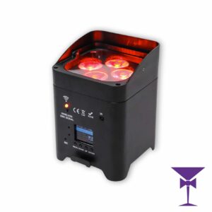 RIUK Black Wireless Uplighter - Indoor Use