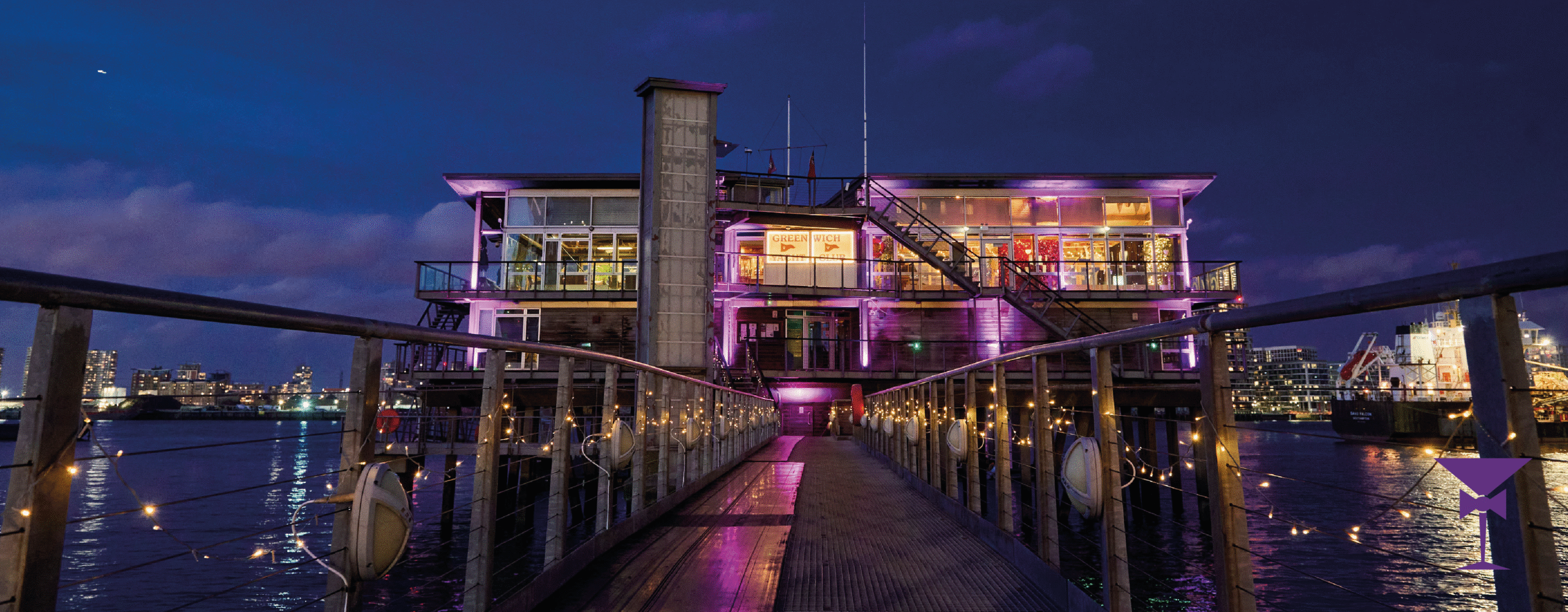 Greenwich Yacht Club Party With Clubhouse uplighting